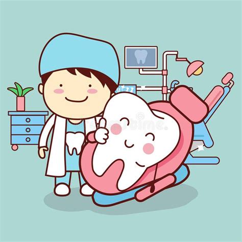 cartoon dentist with tooth royalty free illustration dentist dental office t dental
