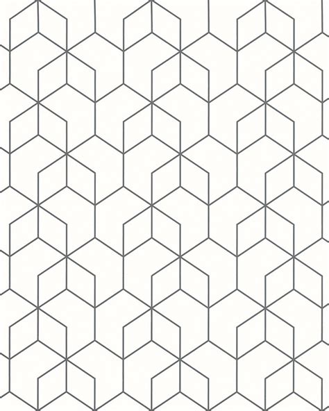 Dimensions 3d Geometric Black And White Wallpaper Hi40