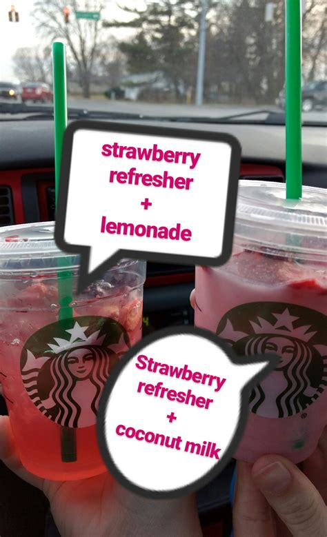 Maybe you would like to learn more about one of these? Strawberry refresher drinks Starbucks creations @svscakes ...