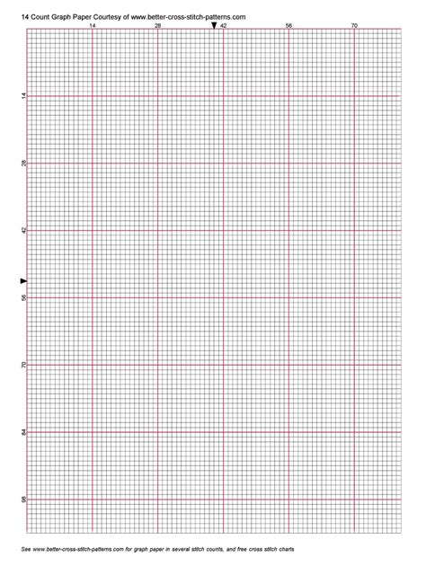 Graph Paper Cross Stitch Fill Online Printable Fillable Blank