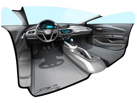 Chevrolet Onix Interior Design Sketch - Car Body Design