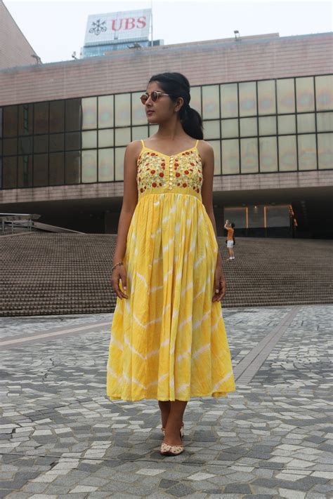 Yellow cotton dress Tie-dye dress Maxi dress Sun dress ... Absolutely beautiful piece will make its owner very happy.