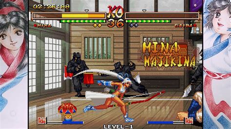 Samurai Shodown V Perfect Arcade Mode Mina Youtube