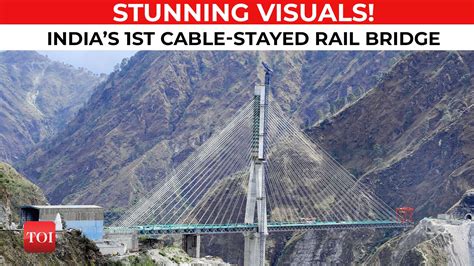 Anji Khad Bridge Indian Railways St Cable Stayed Bridge Is Almost