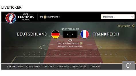 Egal ob fans, schiedsrichter oder spieler, wir zeigen. Deutschland vs. Frankreich im EM-Liveticker :: DFB ...