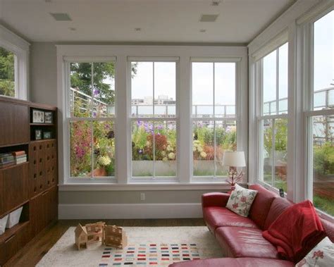 Height Of The Windows In The Sunroom Large Single Mullion Window