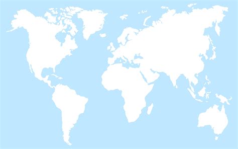 World Map In Blue Color Background Illustration Wallpaper Design