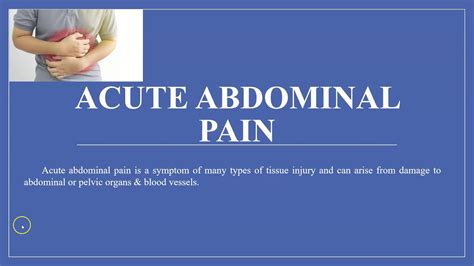 Acute Abdominal Pain Etiology Nursing Diagnoses And Interventions