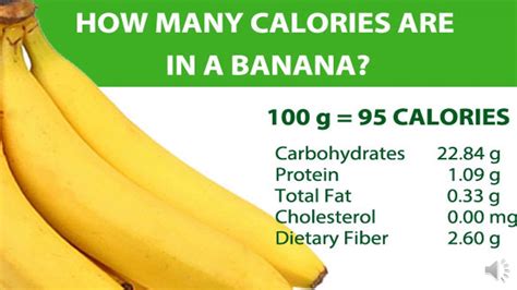 How Many Calories In 1 Banana Youtube
