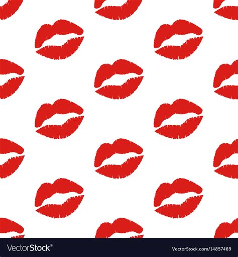 kiss seamless pattern royalty free vector image