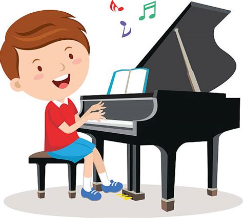 Free Clipart Child Playing Piano