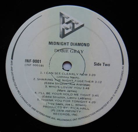 Dobie Gray Midnight Diamond Vinyl Pursuit Inc