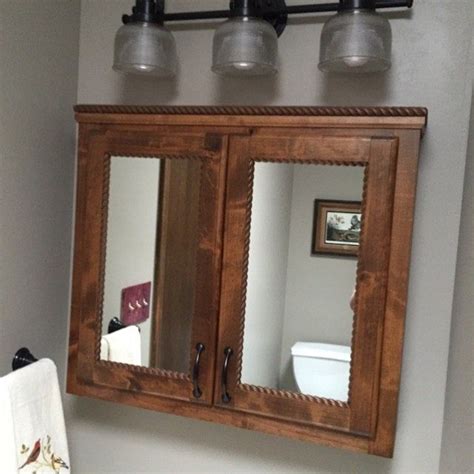 Custom Recessed Medicine Cabinet With Finished Interior Free Shipping