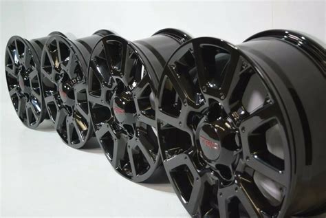 TOYOTA TUNDRA TRD PRO 18″ OEM FACTORY WHEELS RIMS 18 Black Rims 18 Inch