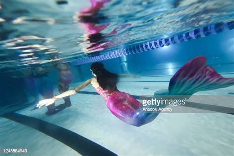 Mermaid Swimming Pool Photos And Premium High Res Pictures Getty Images