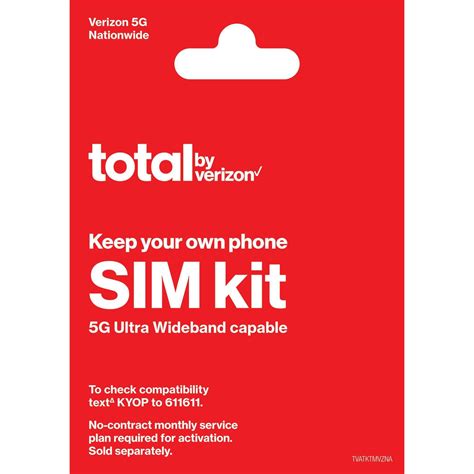 Total by Verizon Starter SIM Kit 1 ct | Shipt