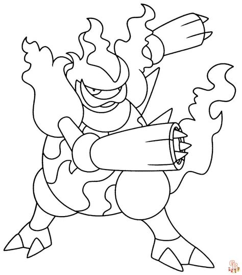 Collection 67 Best Magmortar Coloring Pages 100 Free Printables