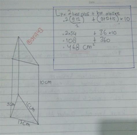 Rumus Volume Prisma Segitiga Siku Matematika Dasar Hot Sex Picture