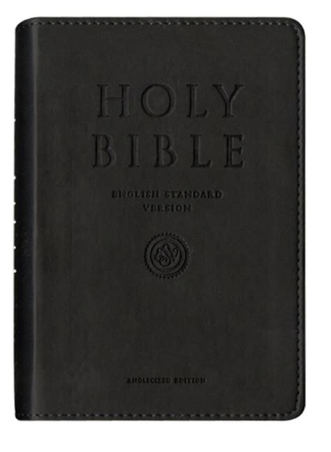 Holy Bible English Standard Version Esv Anglicised Black Compact