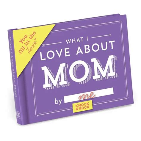 Knock Knock What I Love About Mom Fill In The Love Journal 2489 Picclick