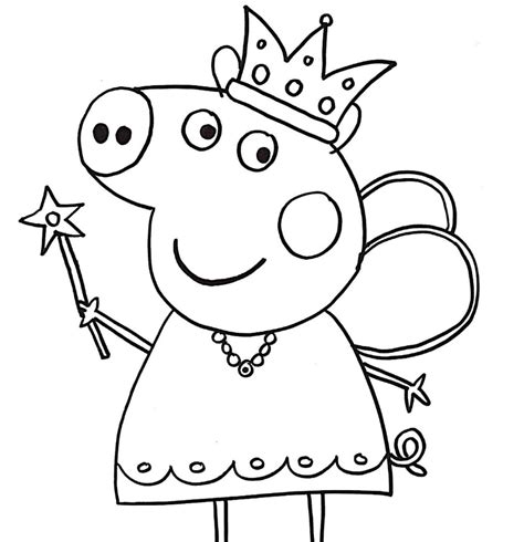 Peppa Pig Para Colorir 20 Desenhos De Pintar Cantinho Infantil Da Mamãe