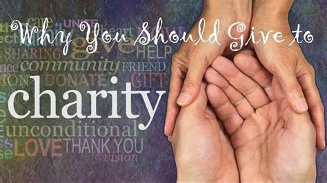 7 Reasons You Should Give To Charity