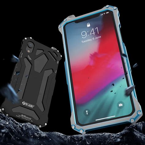 Heavy Duty Metal Cover Aluminum Shockproof Case Coque Fundas For Iphone