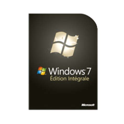 Microsoft Windows 7 Edition Intégrale Les Nouvelles Fonctionnalités