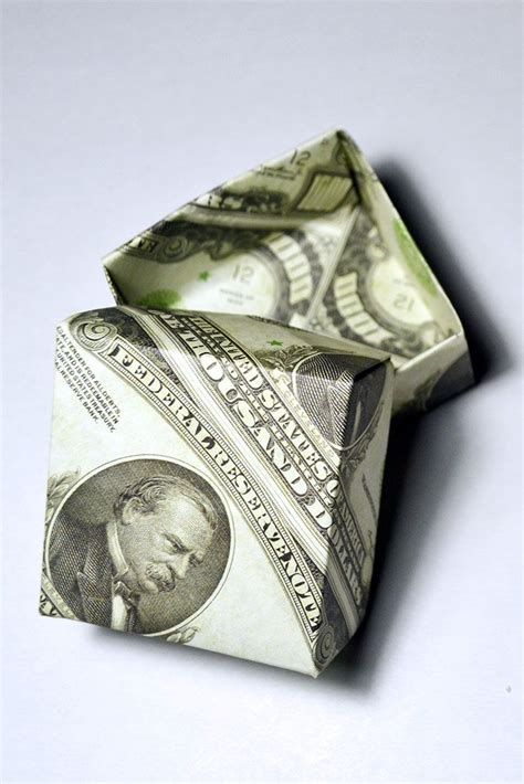 Step By Step Dollar Bill Origami Box