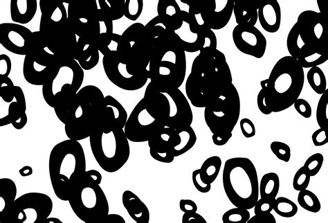 Black And White Vector Layout With Circle Shapes 12241477 Vector Art