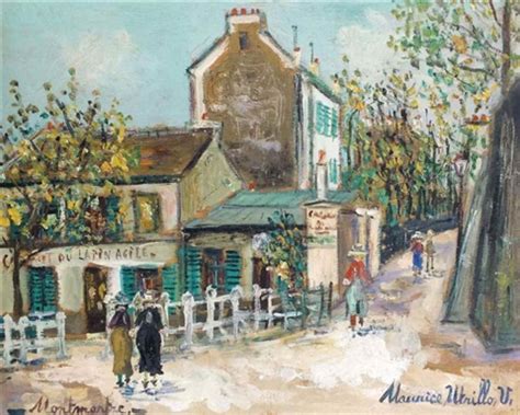 Le Lapin Agile à Montmartre Utrillo Huile Sur Toile 33 Flickr