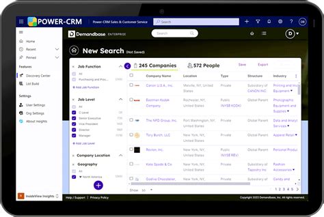 Insideview Insights Intelligence Built Into Power Crm