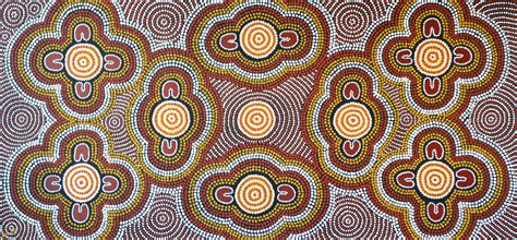 Cropped Aboriginal Art Aboriginal Dot Painting
