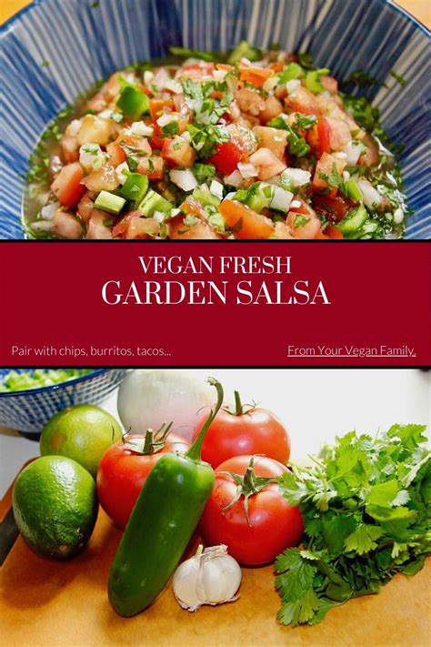 Homemade Fresh Garden Salsa Recipe Chop Stir Eat Simple