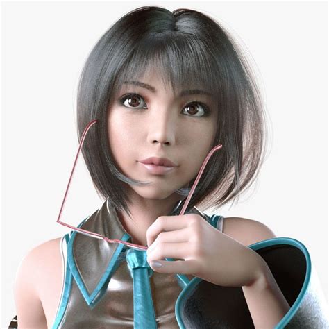 Sayuri Kouzuki V1 For Maya 3d Model Model Hair Care Tips 3d Model