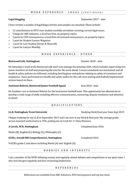 If you have a clear vision of where you want to go in your career, you. CV for internship | Free Word CV template to download ...