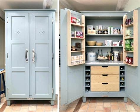 Larder cupboard armoire pantry pantry cabinet free standing. Stand Up Pantry Cabinet Free Standing Kitchen Cabinets ...