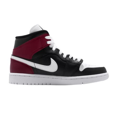 The air jordan collection curates only authentic sneakers. BUY Air Jordan 1 Mid WMNS Black Noble Red | Kixify Marketplace