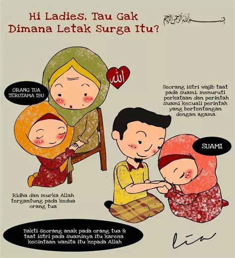 Bagi pasangan suami istri, berhubungan badan merupakan hal yang lumrah untuk dilakukan. Gambar Kartun Islami Suami Istri | Top Gambar