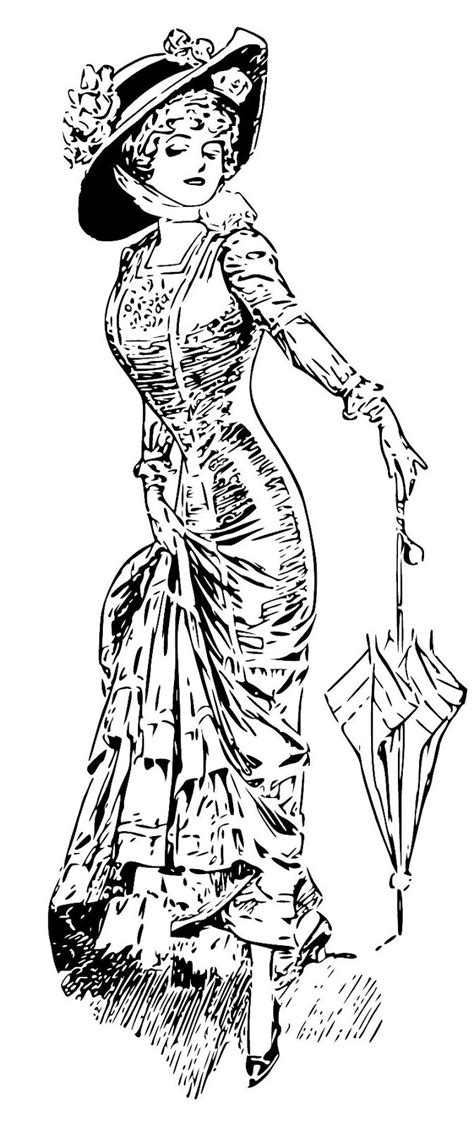 When you find one of these old coloring pages you like, right click the picture and choose to see the page in a new tab. A Look Through My Eyes: Create with TLC A Vintage Fashion ...