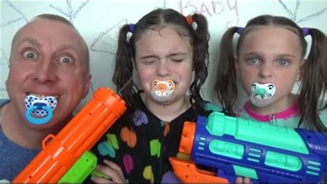 Microsoft and partners may be compensated if you purchase something through. Bad Baby Water Gun Fight In House Victoria Annabelle Super Soakers Babies Hidden Egg - video ...