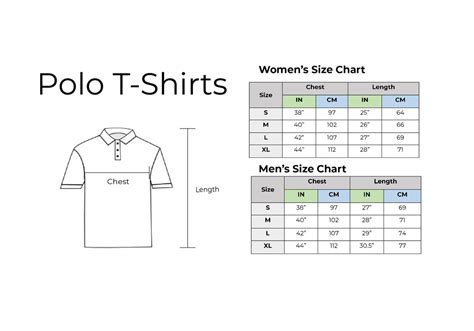 Womens Polo Size Chart