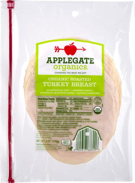 Applegate Organic Roasted Turkey Breast Applegate Organics