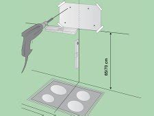 L'électricité qui comprend la vitrocéramique et l'induction ou le gaz. Hauteur d'une hotte aspirante - Choix d'électroménager