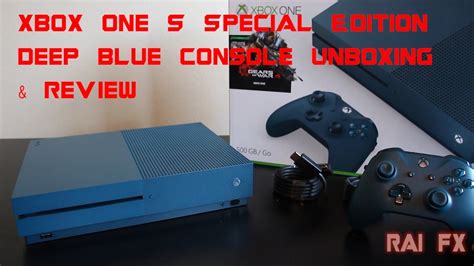 Deep Blue Xbox One S Special Edition Unboxing And Review Youtube