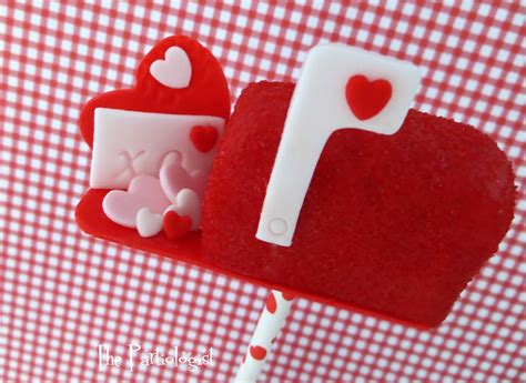 The Partiologist Valentine Mail Box Cake Pops