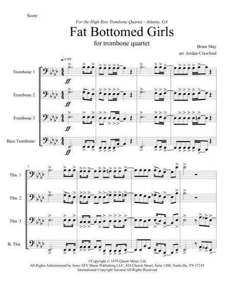 Fat Bottomed Girls By Brian May Digital Sheet Music For Score And