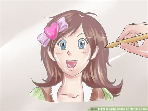 Now draw the eyelashes, and 3 separate circles…one will be filled in black, and the 2 others will be highlights. 3 Ways to Draw Anime or Manga Faces - wikiHow