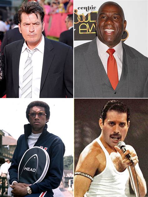 Celebrities With Hiv Charlie Sheen Magic Johnson And More Hollywood Life