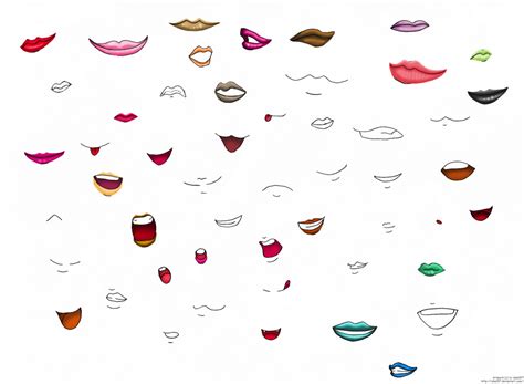 Anime Lips And Mouths By Izka197 On Deviantart Anime Mouth Drawing